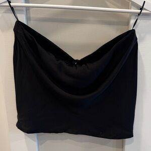Olivaceous Elegant Black Camisole
